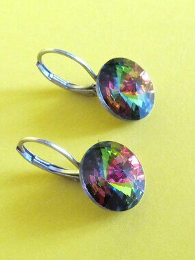 Swarovski crystal earrings Rivoli Watermelon